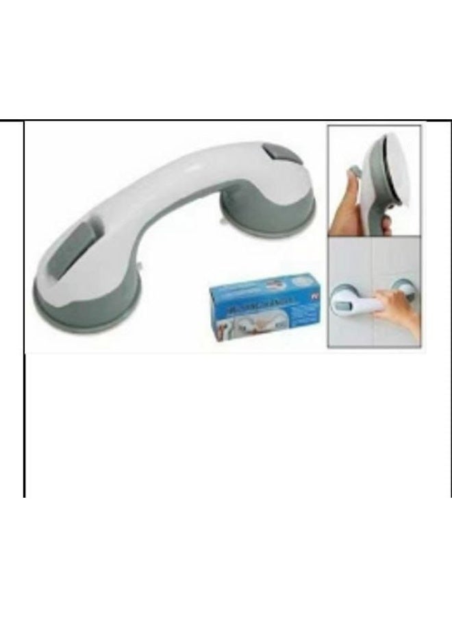 مقبض متعدد الاستخدامات كوالتي عاليه مقبض أمان للحمام مزود بأكواب شفط قوية، يوفر دعماً آمناً للاستحمام وأحواض الاستحمام، سهل الإمساك، بدون تركيب، مناسب لكبار السن، ويستخدم كقضيب إمساك للحائط أو الباب لتعزيز الأمان أثناء الاستحمام - Image 3